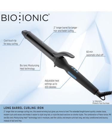 Shop Bio Ionic Long Barrel Styler Pro Curling Iron 1" Online - Best Price & International Shipping - Buy Online on GoSupps.com