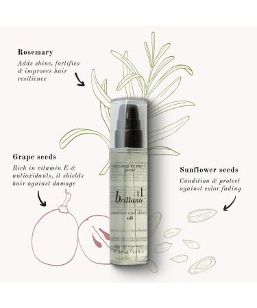 Shop Rossano Ferretti Parma Brillante Protect & Shine Hair Oil - 3.4 oz Online - Best Price & International Shipping - Buy Online on GoSupps.com