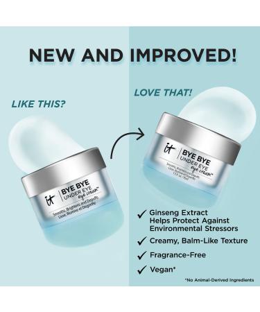 Shop IT Cosmetics Bye Bye Under Eye Brightening Eye Cream for Dark Circles - 0.5 oz Online - Best Price & International Shipping - Buy Online on GoSupps.com