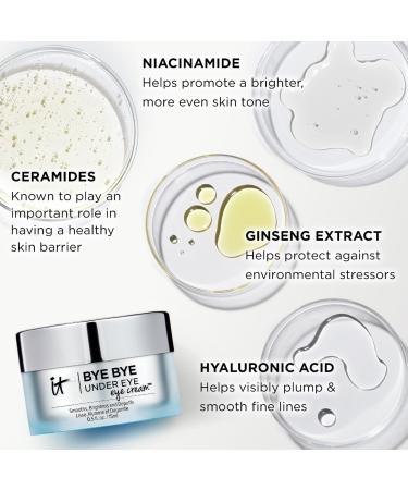 Shop IT Cosmetics Bye Bye Under Eye Brightening Eye Cream for Dark Circles - 0.5 oz Online - Best Price & International Shipping - Buy Online on GoSupps.com