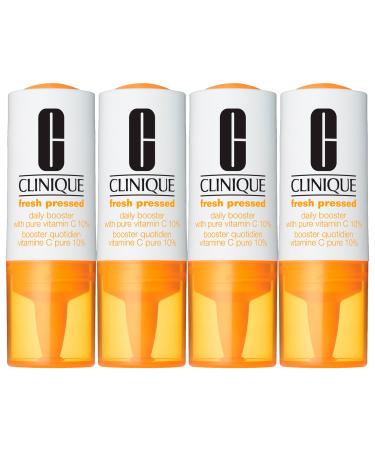 CLINIQUE Fresh Pressed Daily Booster with Pure Vitamin C 10% - 4 Count - 0.29 oz/ 8.5 mL