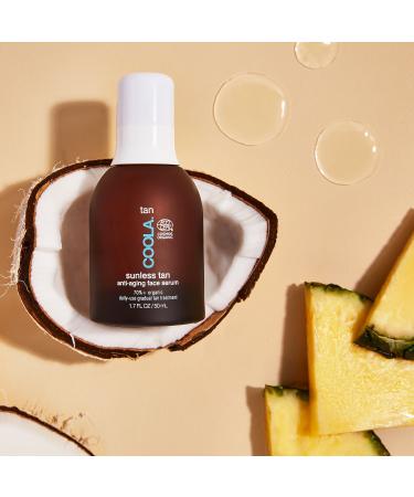 Shop COOLA Sunless Tan Anti-Aging Self-Tanner Face Serum with Hyaluronic Acid - 1.7 oz / 50 mL Online - Best Price & International Shipping - Buy Online on GoSupps.com