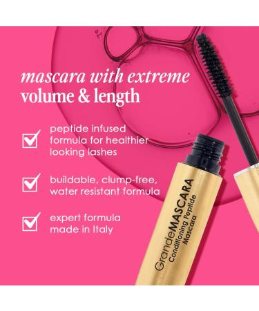 Shop Grande Cosmetics GrandeMASCARA Conditioning Peptide Mascara - 0.21 oz/ 6 g Black - rich black Online - Best Price & International Shipping - Buy Online on GoSupps.com