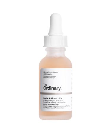 The Ordinary Lactic Acid 10% + HA 2% Exfoliating Serum - 1 oz/ 30 mL