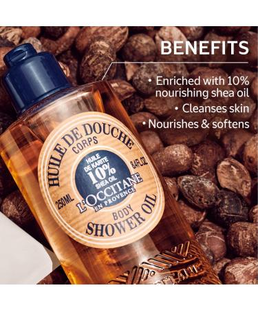 Shop L'Occitane Cleansing & Softening Shea Shower Oil - 8.4 oz/ 250 mL Online - Best Price & International Shipping - Buy Online on GoSupps.com