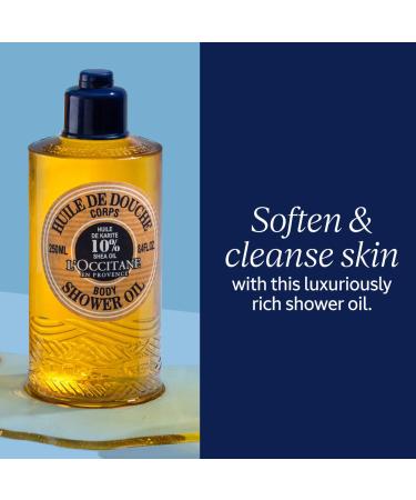 Shop L'Occitane Cleansing & Softening Shea Shower Oil - 8.4 oz/ 250 mL Online - Best Price & International Shipping - Buy Online on GoSupps.com