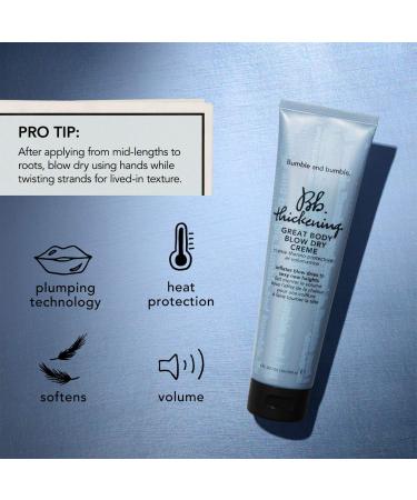 Shop Bumble and bumble Thickening Great Body Volumizing Blow Dry Cream - 5 oz/ 150 mL Online - Best Price & International Shipping - Buy Online on GoSupps.com