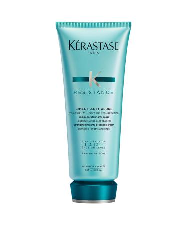 K rastase Resistance Strengthening Conditioner for Damaged Hair from Heat Styling - 6.8 oz/ 200 mL