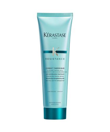 K rastase Resistance Heat Protecting Leave In Treatment for Damaged Hair from Heat Styling - 5.1 oz/ 150 mL