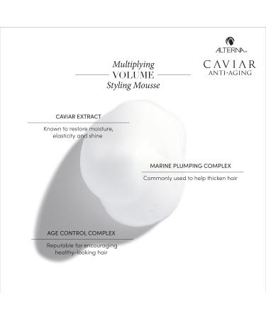 Shop ALTERNA Haircare CAVIAR Anti-Aging Multiplying Volume Styling Mousse Online - Best Price & International Shipping - Buy Online on GoSupps.com