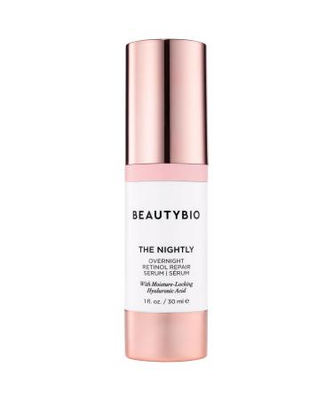 BeautyBio The Nightly Overnight Retinol Repair + Peptide Anti-Aging Serum - 1 oz/ 30 mL