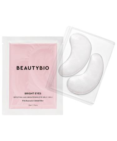 BeautyBio Bright Eyes Restorative Colloidal Silver Depuffing & Brightening Eye Gels - 15 pairs