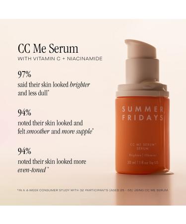 Shop Summer Fridays CC Me Vitamin C + Niacinamide Serum - 1.0 oz/ 30 mL Online - Best Price & International Shipping - Buy Online on GoSupps.com
