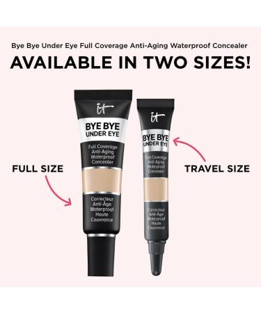 Shop IT Cosmetics Mini Bye Bye Under Eye Full Coverage Anti-Aging Waterproof Concealer - 0.11 oz/ 3.25 mL 35.5 Rich (for warm undertones) Online - Best Price & International Shipping - Buy Online on GoSupps.com