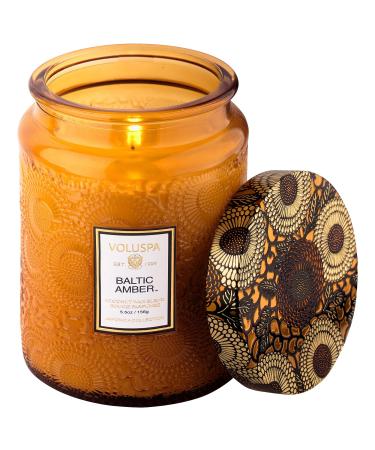 VOLUSPA Baltic Amber Glass Candle - 18 oz/ 510 g 1-wick Candle