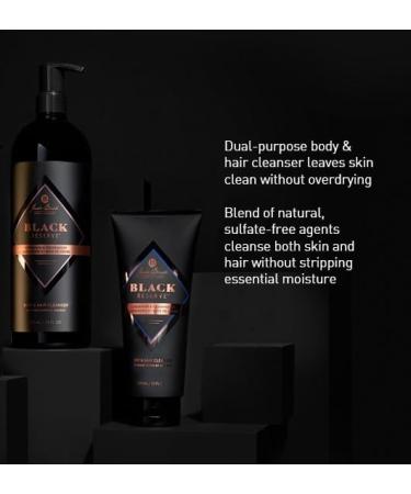 Shop Jack Black Black Reserve Body & Hair Cleanser - 33 oz/ 975 mL Online - Best Price & International Shipping - Buy Online on GoSupps.com