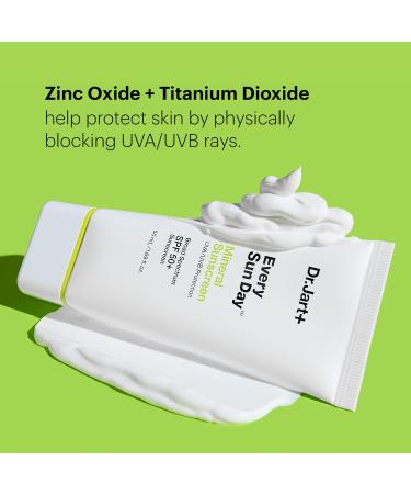Shop Dr. Jart+ Every Sun Day Mineral Face Sunscreen SPF 50+ - 1.69 oz / 50 mL Online - Best Price & International Shipping - Buy Online on GoSupps.com