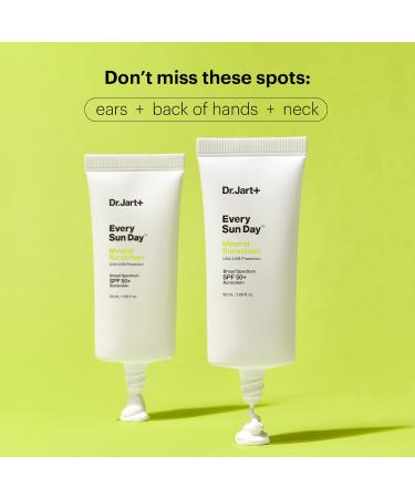 Shop Dr. Jart+ Every Sun Day Mineral Face Sunscreen SPF 50+ - 1.69 oz / 50 mL Online - Best Price & International Shipping - Buy Online on GoSupps.com