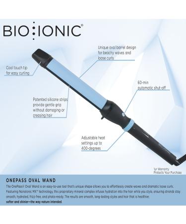 Shop Bio Ionic Oval Curling Iron One Pass Online - Best Price & International Shipping - Buy Online on GoSupps.com