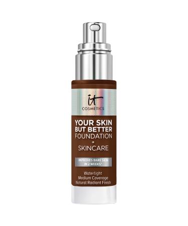 IT Cosmetics Your Skin But Better Foundation + Skincare - 1 oz/ 30 mL Deep Cool 62 - very complexion with rich red undertone