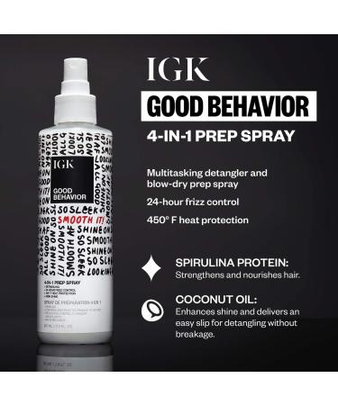 Shop IGK Good Behavior 4-in-1 Prep Spray - 7 oz Online - Best Price & International Shipping - Buy Online on GoSupps.com