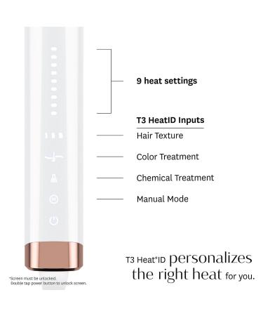 Shop T3 Curl ID 1.25 Smart Curling Iron with Interactive Touch Interface - 1.25 Inches Online - Best Price & International Shipping - Buy Online on GoSupps.com