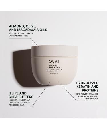 Shop OUAI Treatment Mask for Thick Hair - 8 oz/ 236 mL Online - Best Price & International Shipping - Buy Online on GoSupps.com