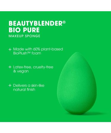 Shop Beautyblender Biopure Sustainable Green Makeup Sponge Online - Best Price & International Shipping - Buy Online on GoSupps.com
