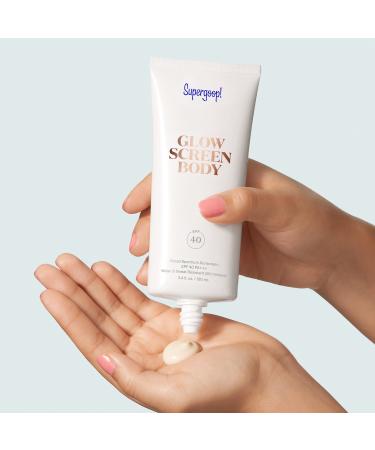 Shop Supergoop! Glowscreen Body Lotion Sunscreen SPF 40 - 3.4 oz/ 100 mL Online - Best Price & International Shipping - Buy Online on GoSupps.com