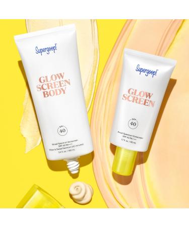 Shop Supergoop! Glowscreen Body Lotion Sunscreen SPF 40 - 3.4 oz/ 100 mL Online - Best Price & International Shipping - Buy Online on GoSupps.com