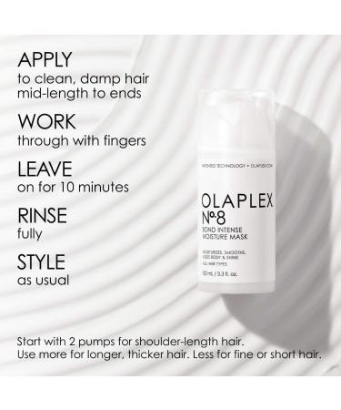 Shop Olaplex No. 8 Bond Intense Moisture Damage Repair Hair Mask Treatment - 3.3 oz/ 100 mL Online - Best Price & International Shipping - Buy Online on GoSupps.com