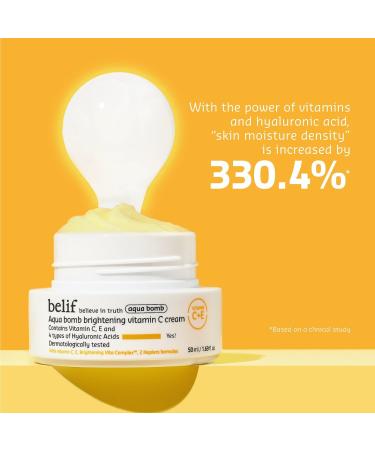 Shop belif Aqua Bomb Brightening Vitamin C Cream with Hyaluronic Acid - 1.69 oz/ 50 mL Online - Best Price & International Shipping - Buy Online on GoSupps.com