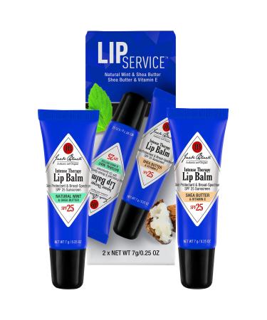 Jack Black Lip Service - Lip Balm Duo Mint & Shea
