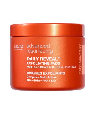 StriVectin Daily Reveal Exfoliating Face Pads with AHA + BHA + PHA + TXA - 60 pads