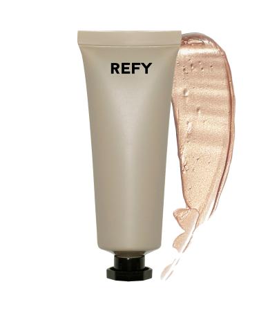 REFY Gloss Highlighter - 0.67 oz/ 20 g Topaz - subtle golden undertones with a glass-like glow finish