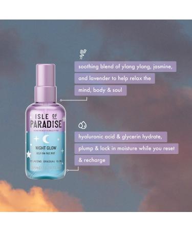 Shop Isle of Paradise Night Glow Self-Tan Face Mist - 3.4 oz / 100 mL Online - Best Price & International Shipping - Buy Online on GoSupps.com