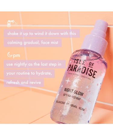 Shop Isle of Paradise Night Glow Self-Tan Face Mist - 3.4 oz / 100 mL Online - Best Price & International Shipping - Buy Online on GoSupps.com