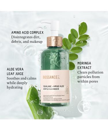 Shop Biossance Squalane + Amino Aloe Gentle Pore-Minimizing Cleanser - 6.76 oz / 200 ml Online - Best Price & International Shipping - Buy Online on GoSupps.com