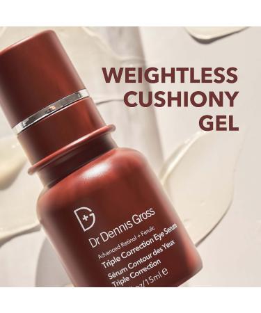 Shop Dr. Dennis Gross Skincare Advanced Retinol + Ferulic Triple Correction Eye Serum - 0.5 oz/ 15 mL Online - Best Price & International Shipping - Buy Online on GoSupps.com