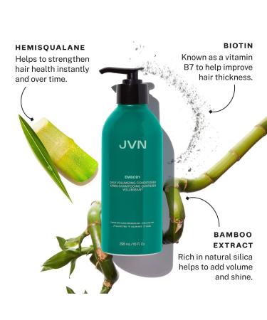 Shop JVN Embody Daily Volumizing Conditioner - 10 oz/ 295 mL Online - Best Price & International Shipping - Buy Online on GoSupps.com