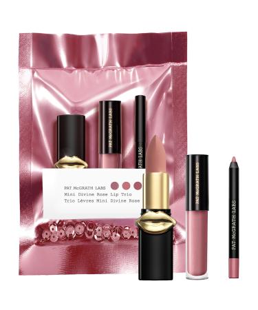 PAT McGRATH LABS Major Mini Lip Trios -Divine Rose - romantic nude pink