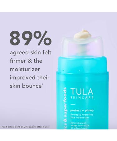 Shop TULA Skincare Protect + Plump Firming & Hydrating Face Moisturizer - 1.6 oz/ 46 g Online - Best Price & International Shipping - Buy Online on GoSupps.com