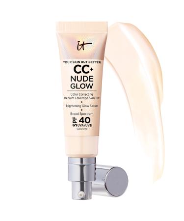 IT Cosmetics CC+ Nude Glow Lightweight Foundation + Glow Serum with SPF 40 and Niacinamide-thumbnail