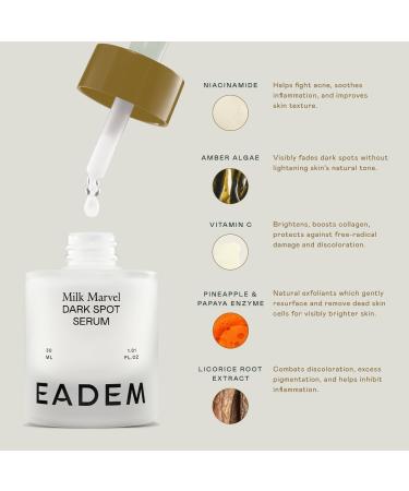 Shop EADEM Milk Marvel Dark Spot Serum with Niacinamide and Vitamin C - 1 oz/ 30 mL Online - Best Price & International Shipping - Buy Online on GoSupps.com