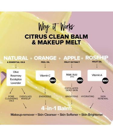 Shop NUDESTIX NUDESKIN Citrus Clean Balm & Make-Up Melt - 2 oz / 60 ml Online - Best Price & International Shipping - Buy Online on GoSupps.com