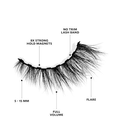 Shop Velour Lashes Magnetic Effortless - No Trim Natural Lash Collection -Opposites Attract - full volume flared lash style complementary to all eye shapes vegan mink luxe material Online - Best Price & International Shipping - Buy Online on GoSupps.com