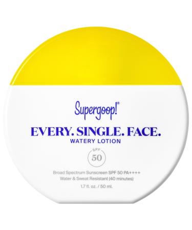Supergoop! Every. Single. Face. Watery Lotion Sunscreen SPF 50 - 1.7 oz/ 50 mL