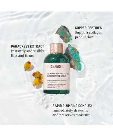 Shop Biossance Squalane + Hyaluronic Acid Copper Peptide Rapid Plumping Serum - 1.69 oz / 50 mL Online - Best Price & International Shipping - Buy Online on GoSupps.com
