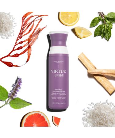 Shop Virtue Flourish Thickening Shampoo for Thinning Hair - 8 oz/ 240 mL Online - Best Price & International Shipping - Buy Online on GoSupps.com