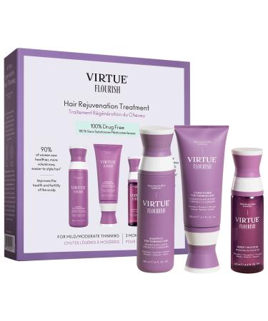 Virtue Flourish® Hair Rejuvenation Treatment Set for Thinning Hair-thumbnail_label